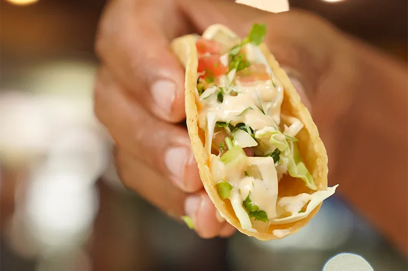 grilled fish taco